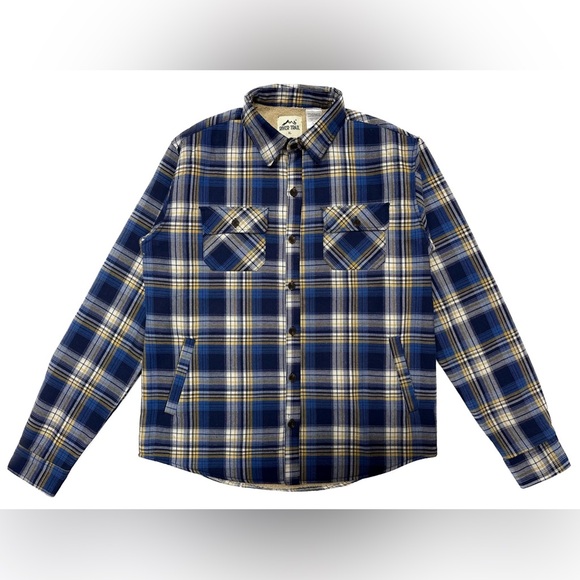RIVER TRAIL - Mens Sherpa Lined Heavy Weight Flannel - 3 Pack, 3 Colors - NWT! - Picture 2 of 6